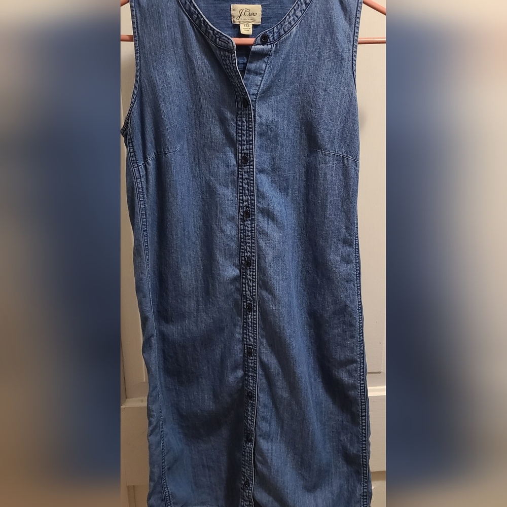 J. Crew Denim Button Down Dress
